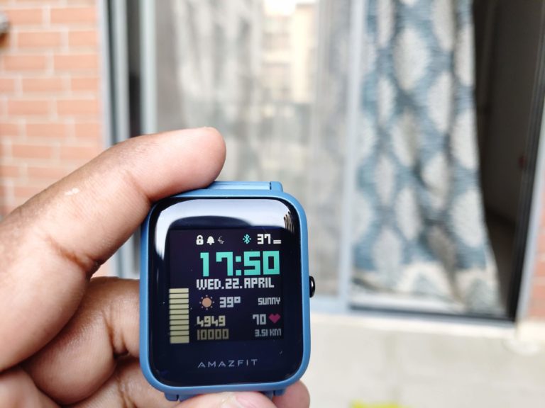 amazfit bip iphone watch faces